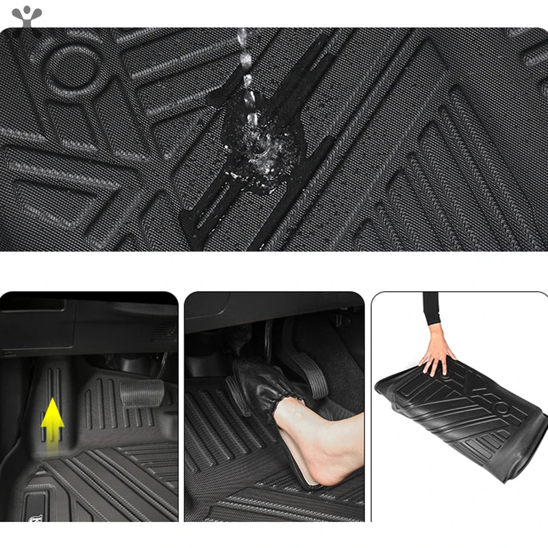 Custom TPE Floor Mats for Haval H6 2021 2022 3rd Generation - All Weather Foot Mats