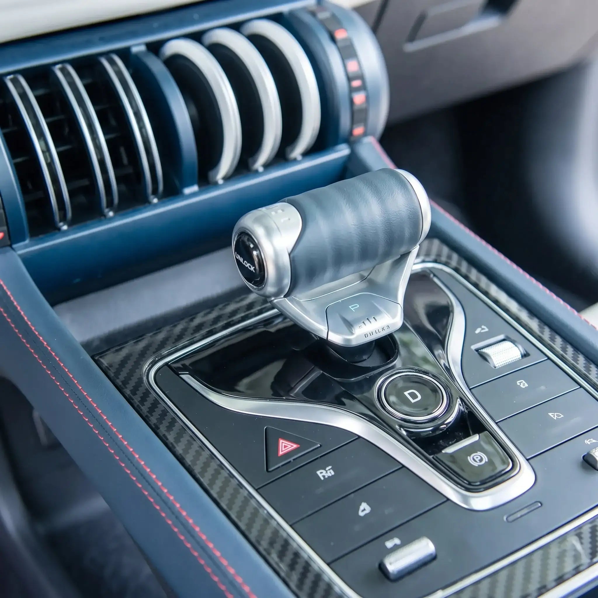ABS Carbon Fiber Style Center Console Wrap Sticker for BYD Atto 3