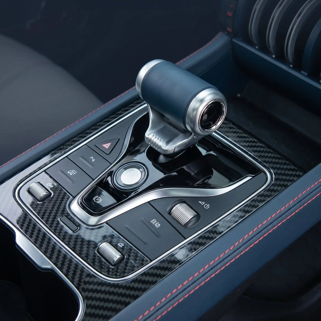 ABS Carbon Fiber Style Center Console Wrap Sticker for BYD Atto 3