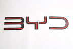 比亚迪“鲨鱼6”车型ABS塑料后标志，汽车外部装饰件，黑色标识牌。