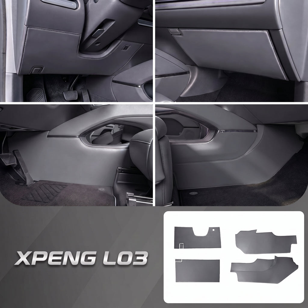Custom Fit Kick Guards for XPENG L03 Center Console Protection 2pcs