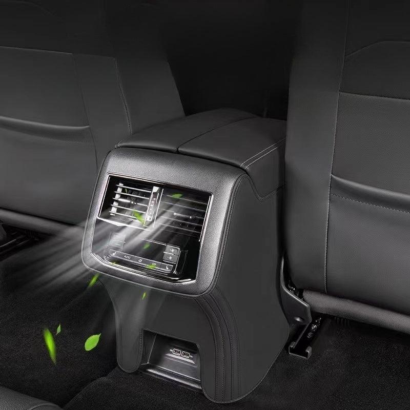 Custom Fit Console Kick Panel Protector for Volvo EX30 - Microfiber Leather Anti Scratch Pad
