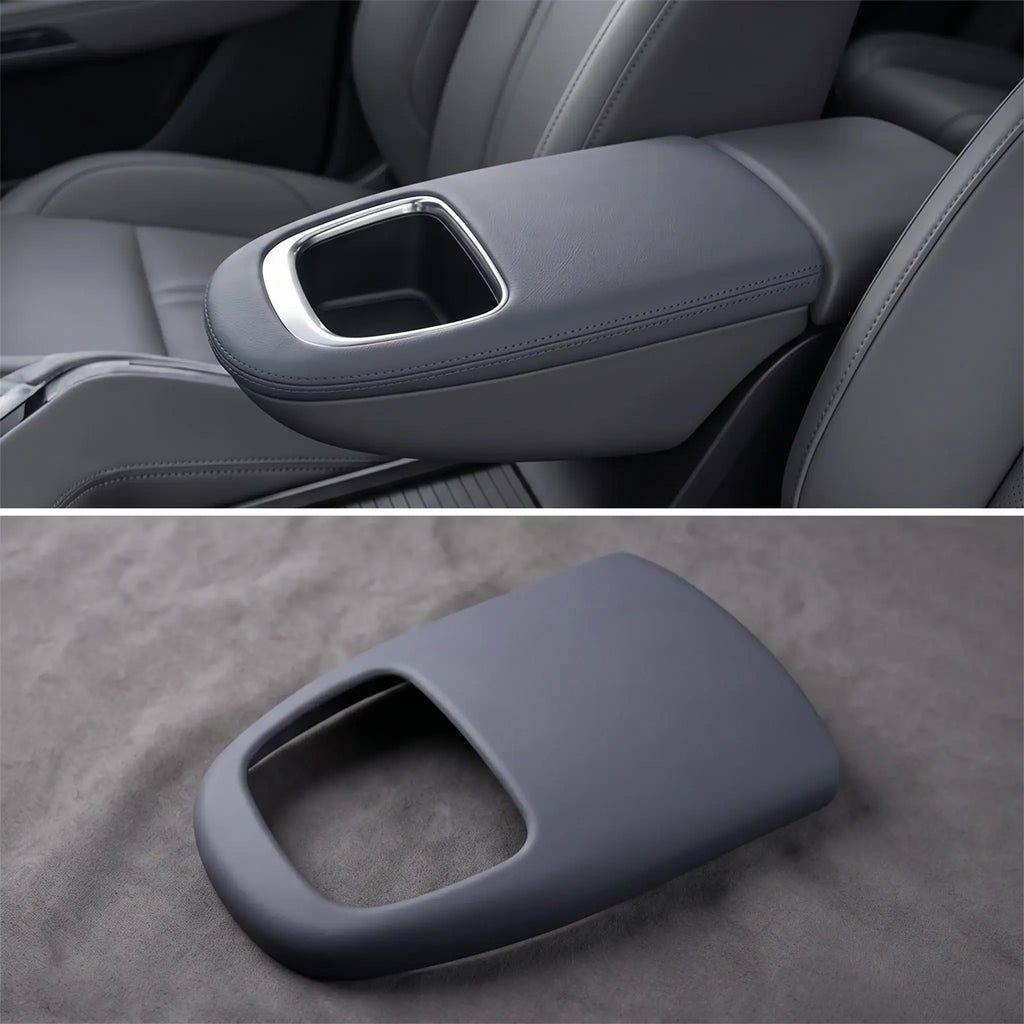 Premium Leather Center Console Armrest Box Cover Protector Pad for ZEEKR X | carblaze 1