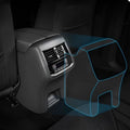 Custom Fit Console Kick Panel Protector for Volvo EX30 - Microfiber Leather Anti Scratch Pad