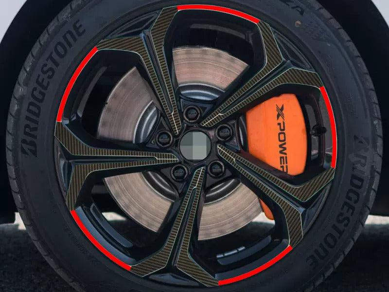 Autocollant de moyeu de roue