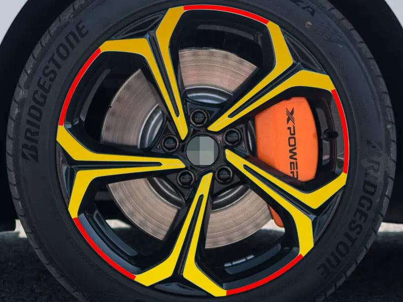 Autocollant de moyeu de roue