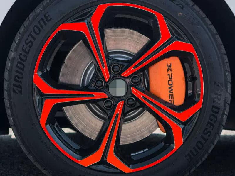 Autocollant de moyeu de roue