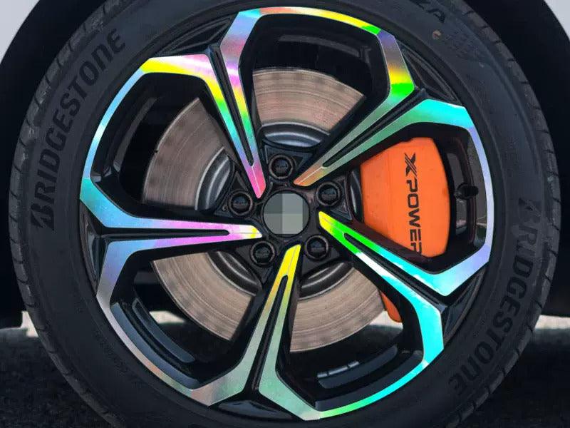 Autocollant de moyeu de roue