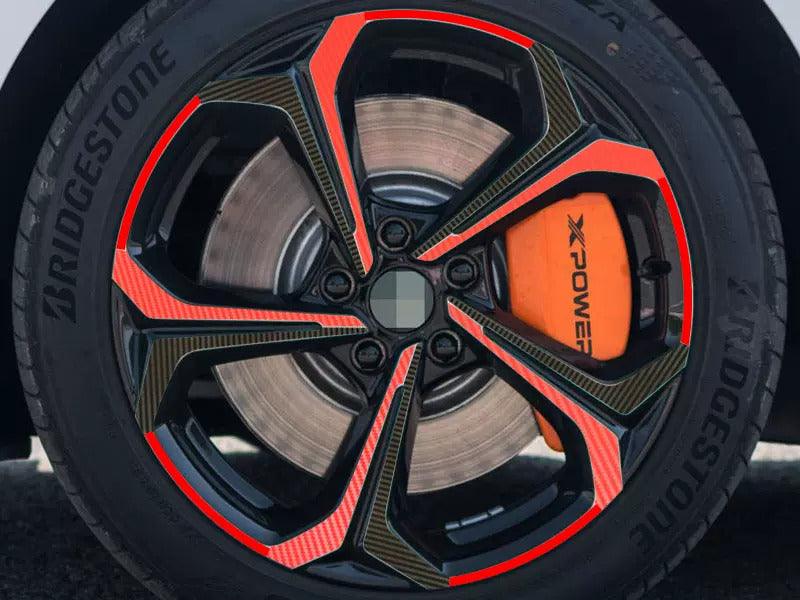 Autocollant de moyeu de roue