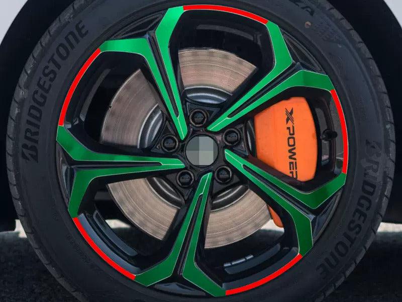 Autocollant de moyeu de roue