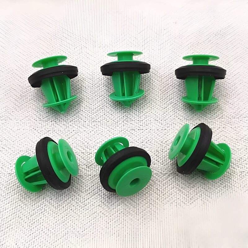 比亚迪车身保险杠夹子10个，TOP BYD有限品牌外部配件，适用于汽车外观修理和安装。