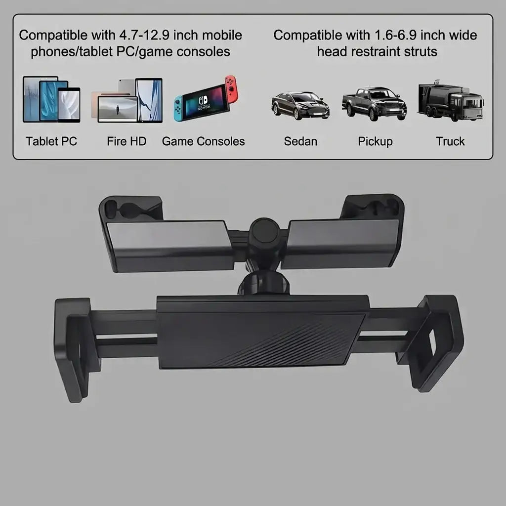 Rear Seat Headrest Tablet Phone Holder Mount Stand for BYD Shark 6 | carblaze 4
