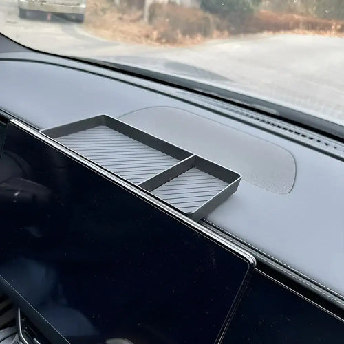 Interior behind screen storage box for BYD Sealion 7 and 6, by TOP BYD, designed to organize behind the dashboard.