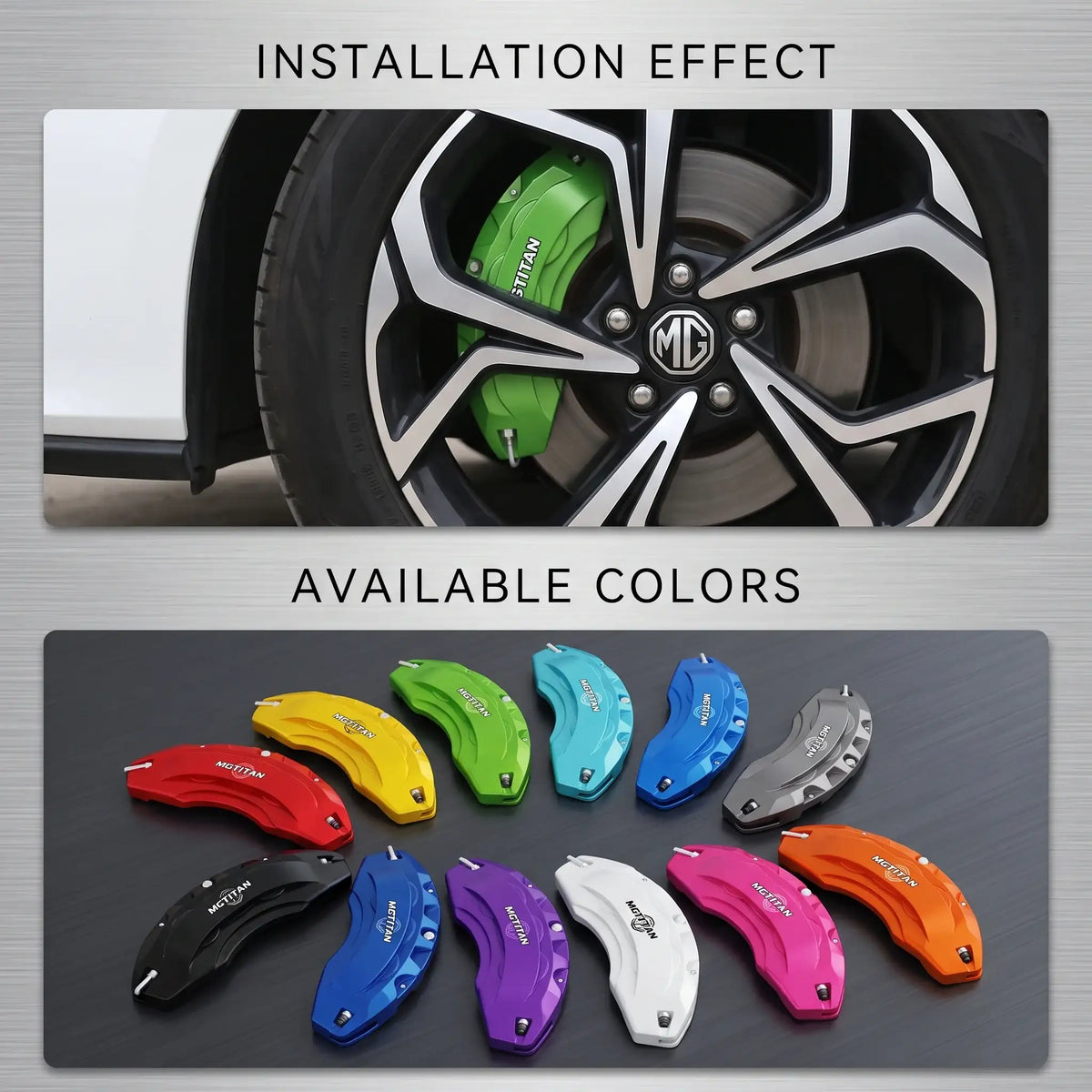 Sport Aluminum Brake Caliper Covers Kit Front Rear Set for MG4 MG S5 | carblaze 1