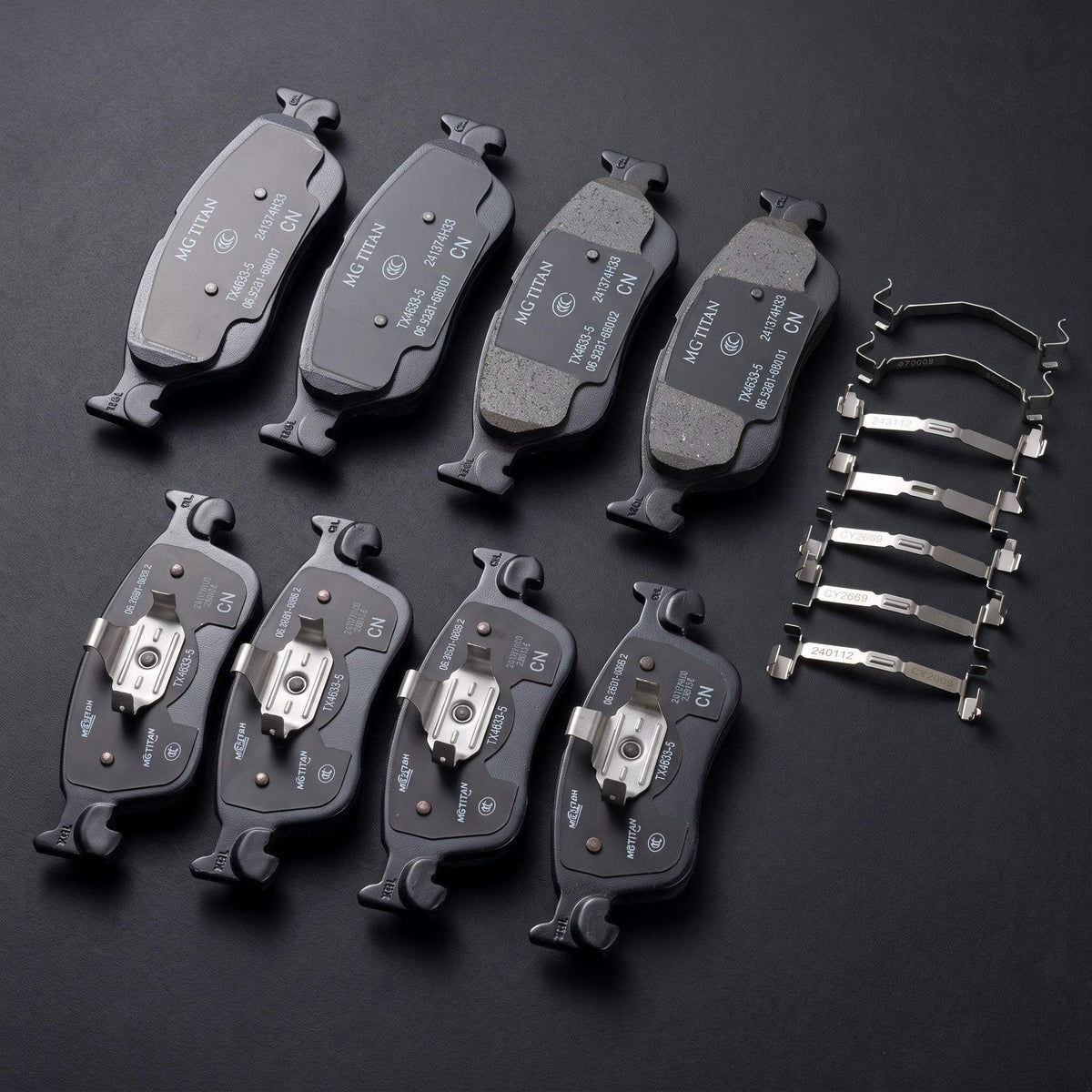 Heavy Duty Ceramic Front & Rear Brake Pads Set Kit Replacement for MG4 EV | carblaze 1