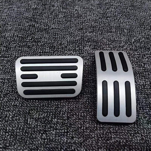 Brushed Aluminum Performance Pedals for Atto 3 BYD2