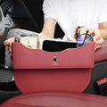 Premium PU Leather Car Seat Gap Filler for GWM ORA Good Cat GT Funky Cat Ballet Cat EV 2023 Side Pocket Organizer