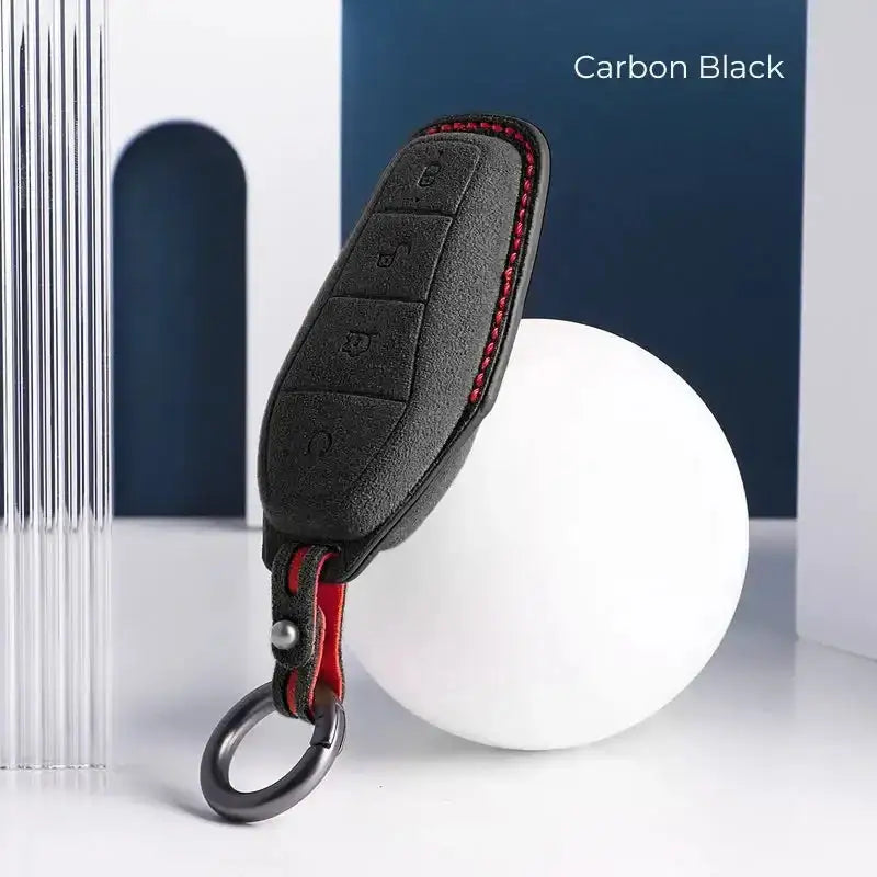 Car Key Fob Holder Keychain Alloy Ring for BYD Models