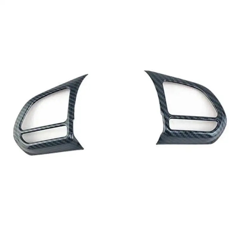 Carbon Fiber Car Steering Wheel Button Cover Sticker Interior MG2