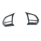 Carbon Fiber Car Steering Wheel Button Cover Sticker Interior MG2