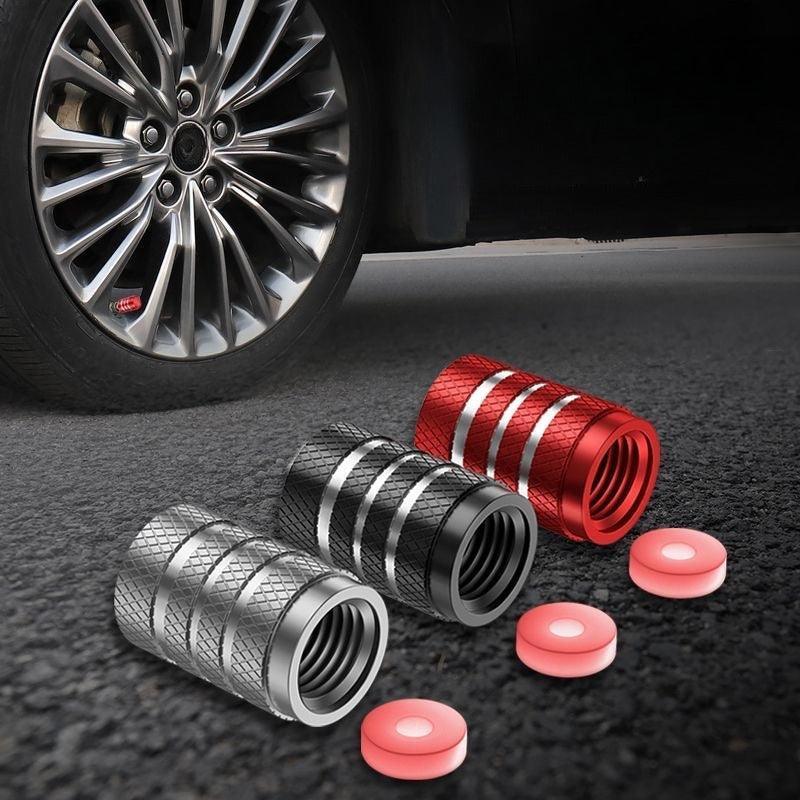Premium Car Tire Valve Stem Caps for Volvo EX30 EX40 | Durable Brass Aluminum Covers