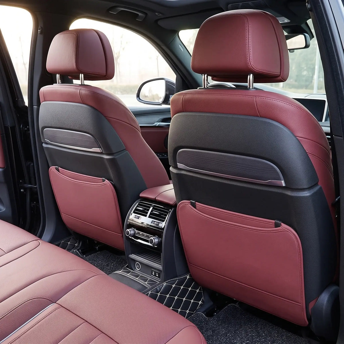Waterproof Anti-Kick Seat Back Protector Mats | Car Backrest Kick Guard Cover | carblaze 1