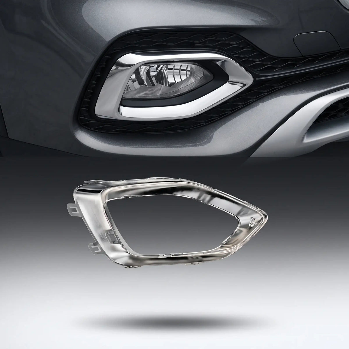 Front Bumper Fog Light Frame Lamp Ring Trim Cover Decoration for MG HS | carblaze 1