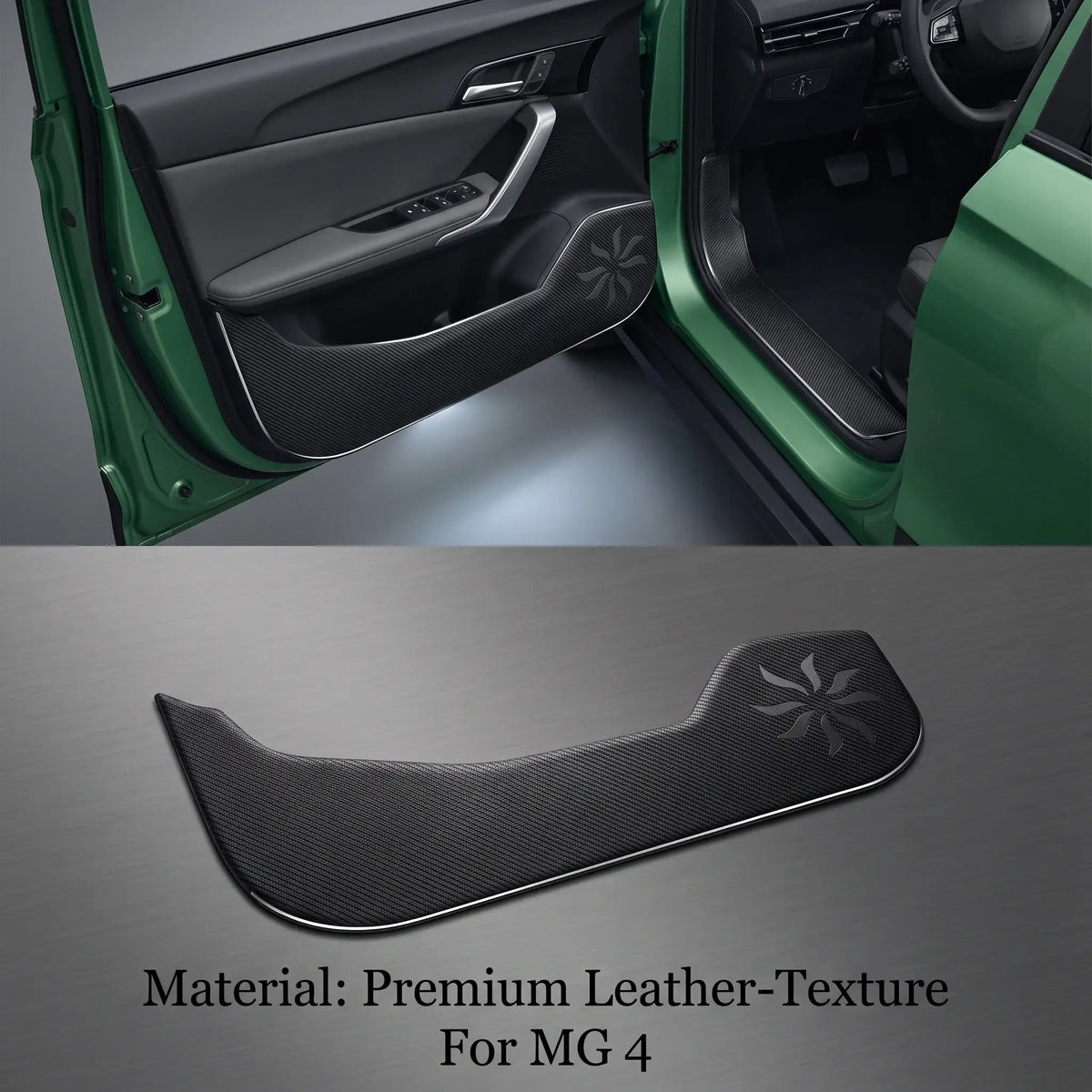 Universal Car Interior Side Door Anti-Kick Protective Pad Mats Leather Cover | carblaze 1