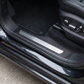 Carbon Fiber Style Car Door Sill Protectors Scuff Plate Guards for ZEEKR 7X | carblaze 1