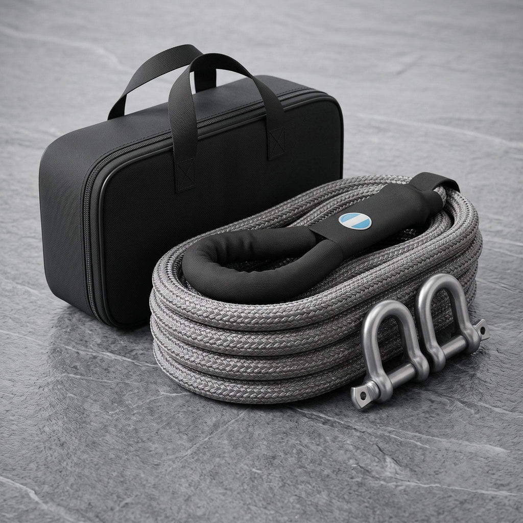 Heavy Duty Car Rescue Tow Rope Cable with Hooks Emergency Recovery | carblaze 1