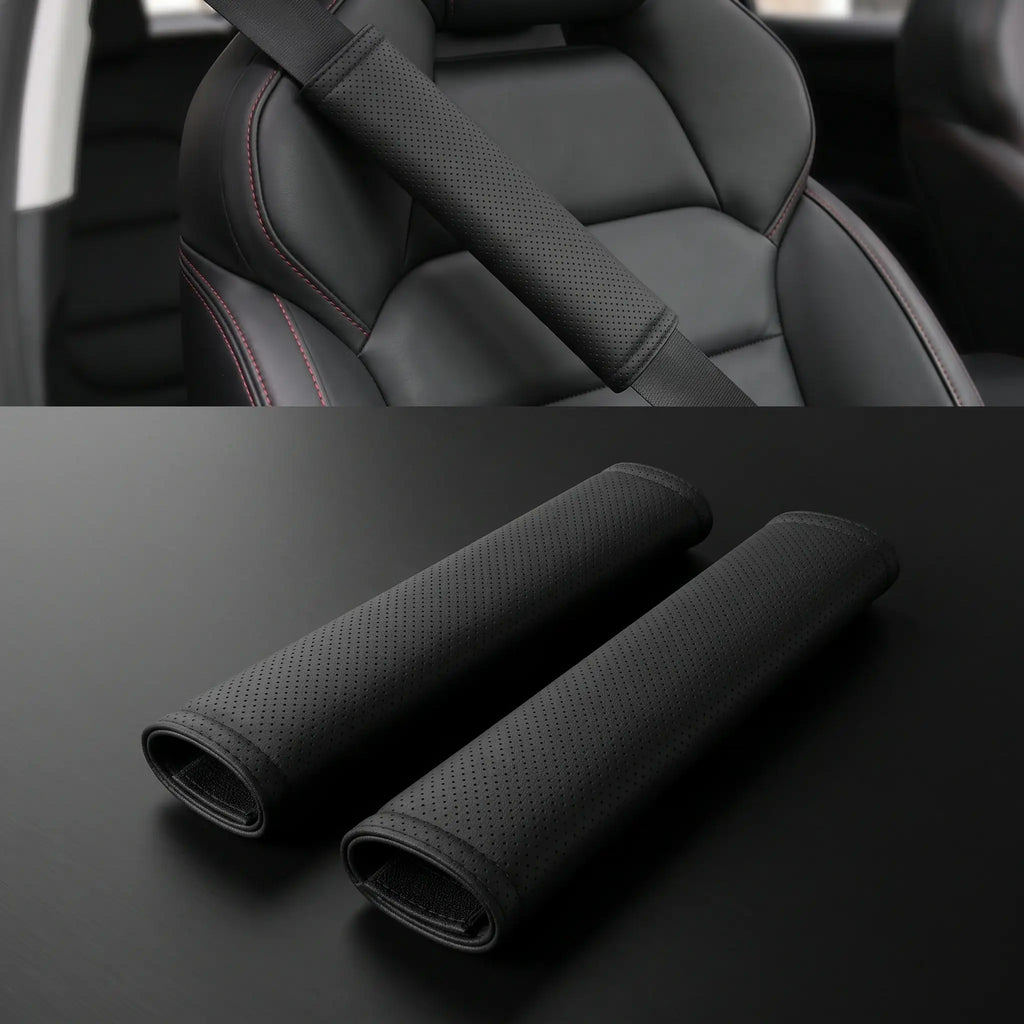 Soft Leather Car Seat Belt Protector Shoulder Cover Pads for MG | carblaze 1