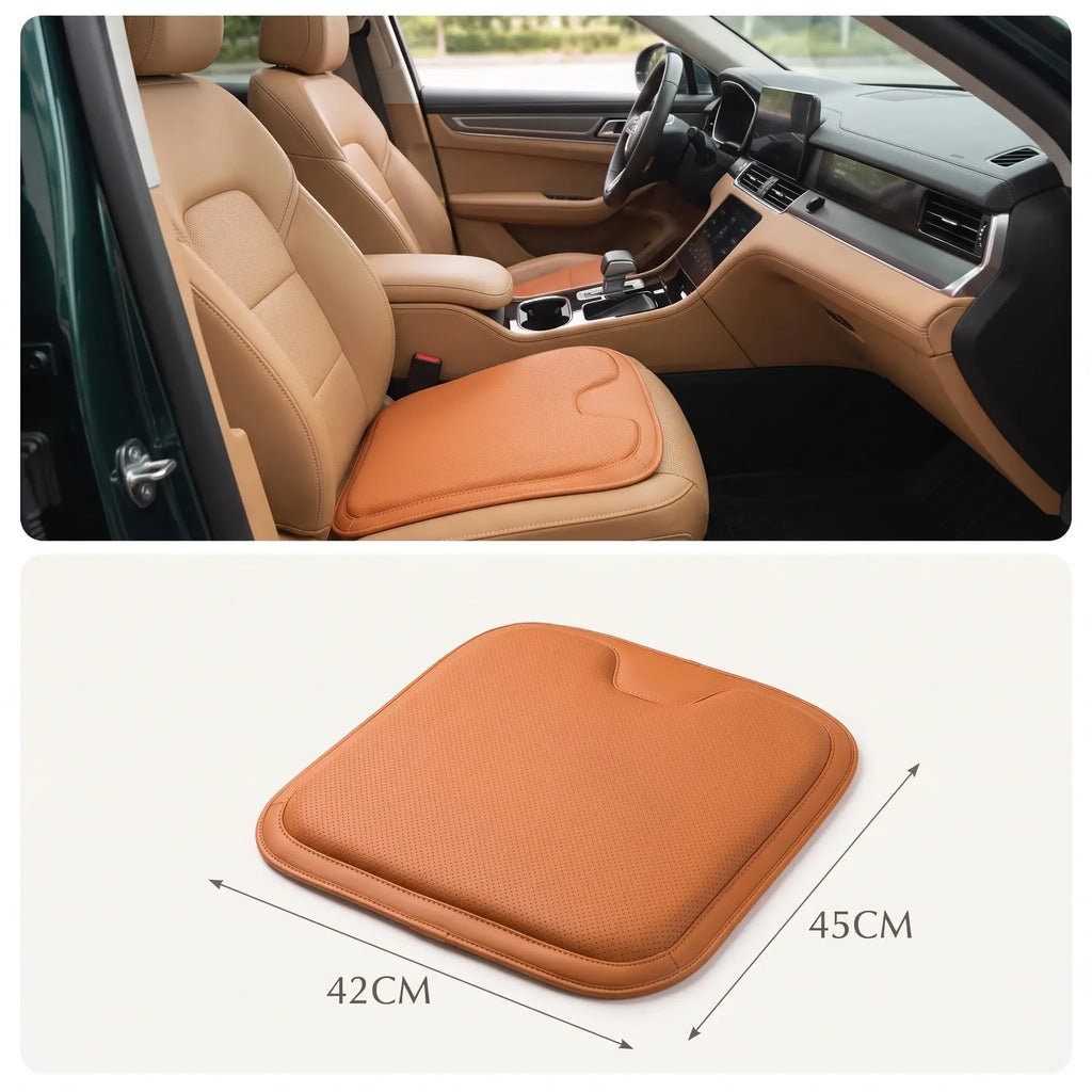 Premium Car Seat Cushion Protector -Waterproof Fleece Cotton Seat Cover with Anti-Slip Rubber Base | carblaze 1