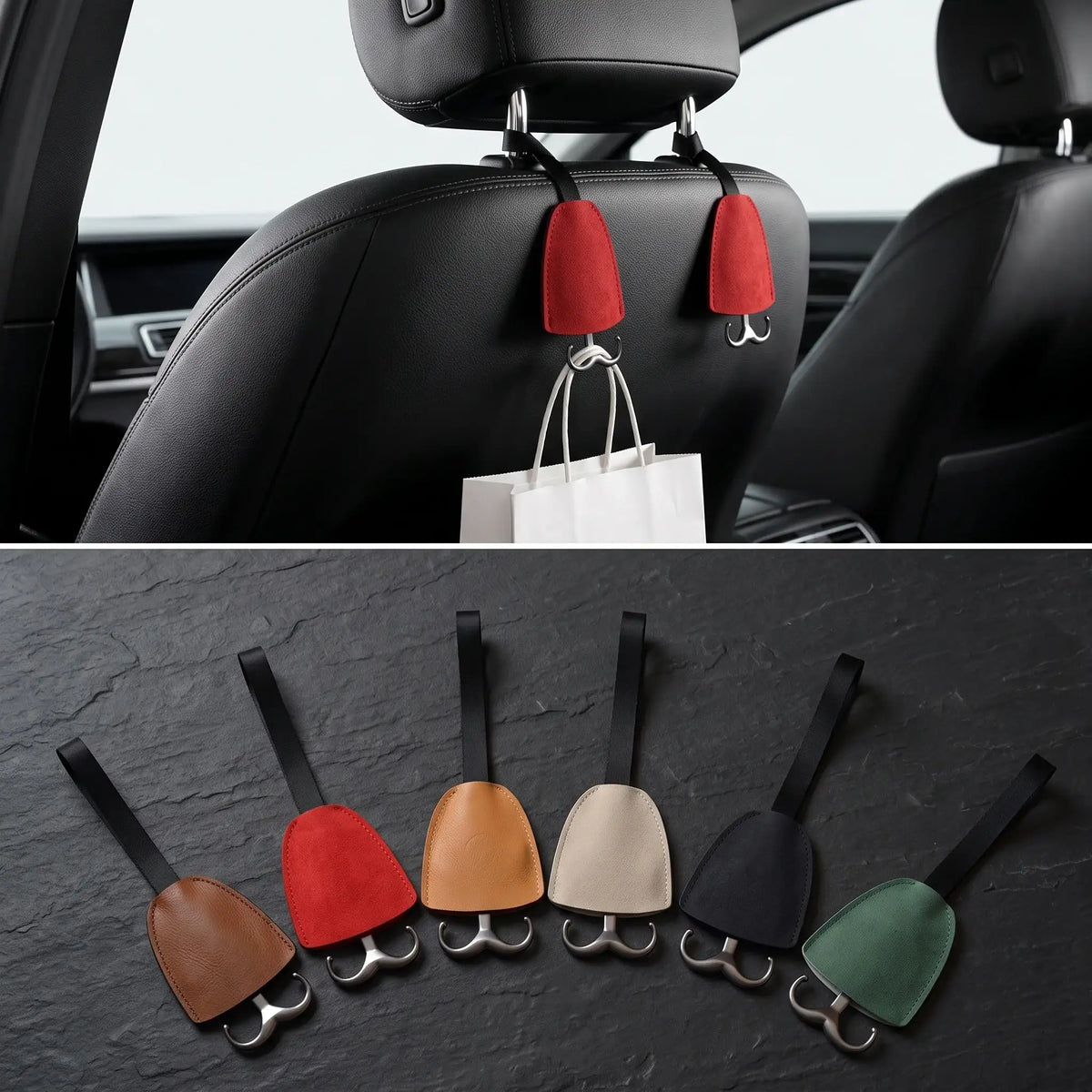 Universal Car Seat Back Headrest Hanger Hooks Organizer Storage | carblaze 1