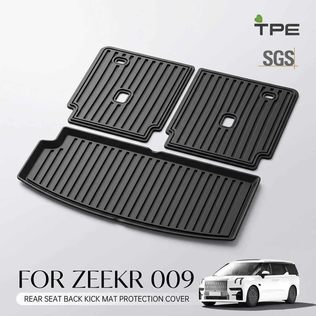 Rear Seat Back Kick Mat Protection Cover for ZEEKR 009 | Kids Pet Protector | carblaze 1