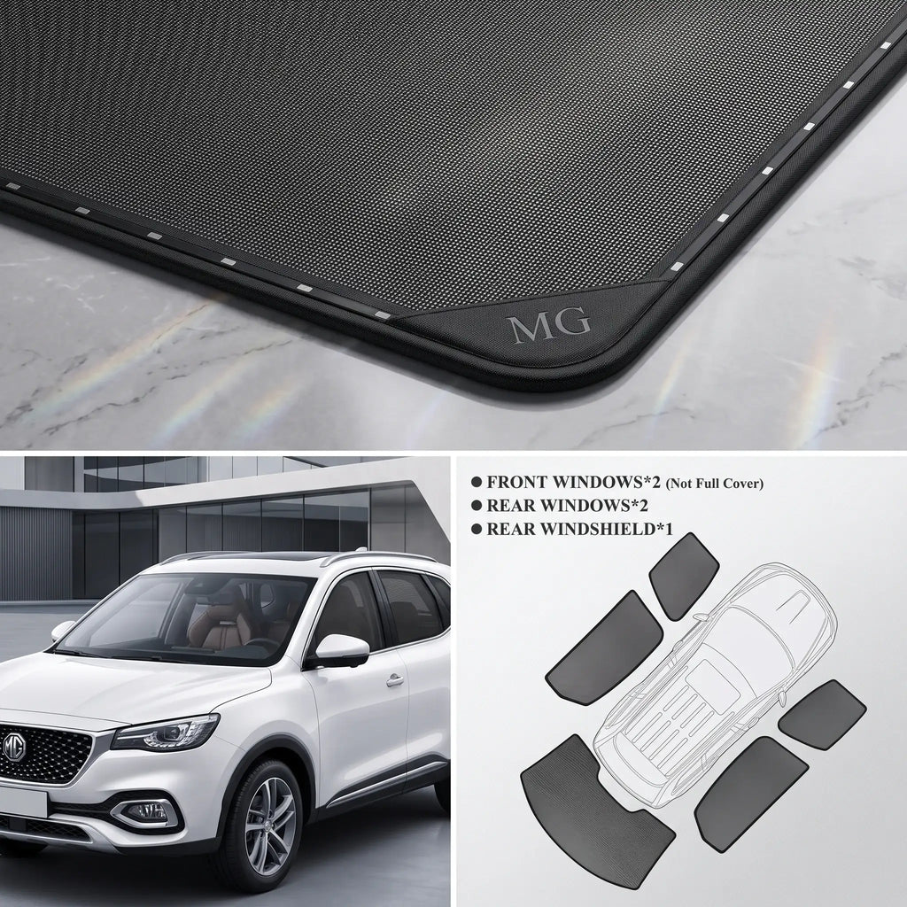 Magnetic Car Window Sunshade Visor Mesh Curtain Blind Privacy Shield for MG | carblaze 1