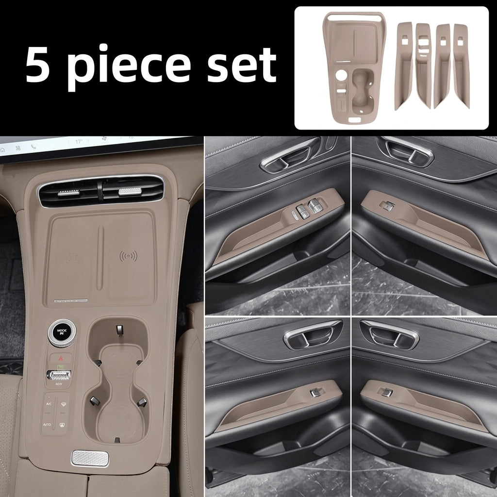 Custom Silicone Console Mat for Chery Tiggo 8 PLUS 2026 - Backlit Button & Wireless Charging