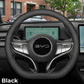 Premium Napa Leather Steering Wheel Cover Wrap for BYD Models | carblaze 1