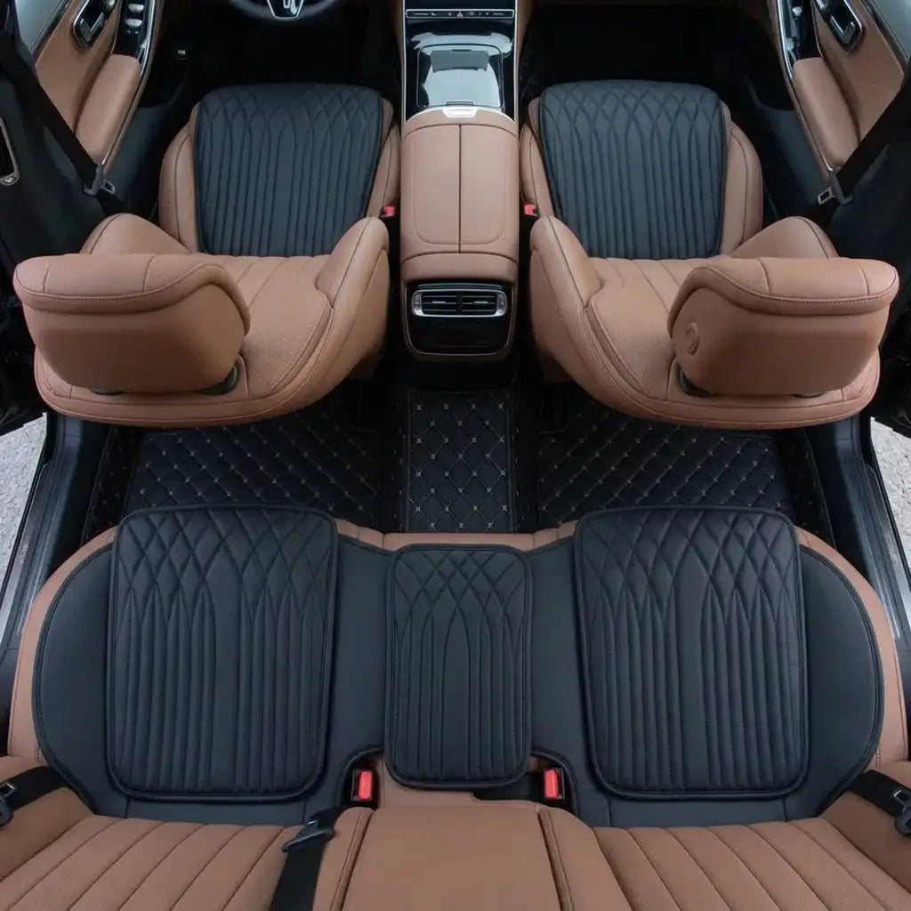 Premium Napa Leather Car Seat Cushion Mat Universal for BYD Models | carblaze 5