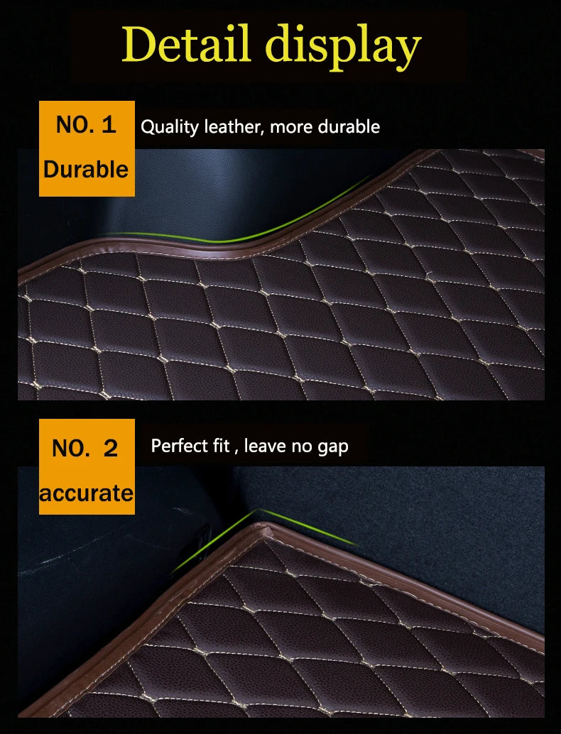 Custom Fit Trunk Mats for ORA Funky Cat / IQ / RI -Waterproof Cargo Liner Rug Carpet