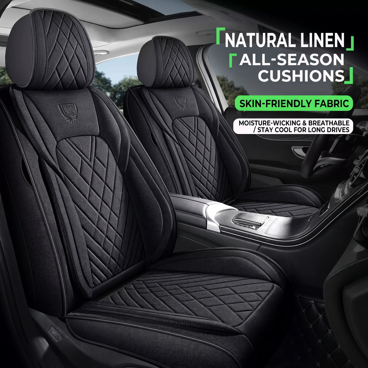 Capas de assento de linho personalizadas para Haval H6 H5 H9 Jolion | Envolvimento total respirável