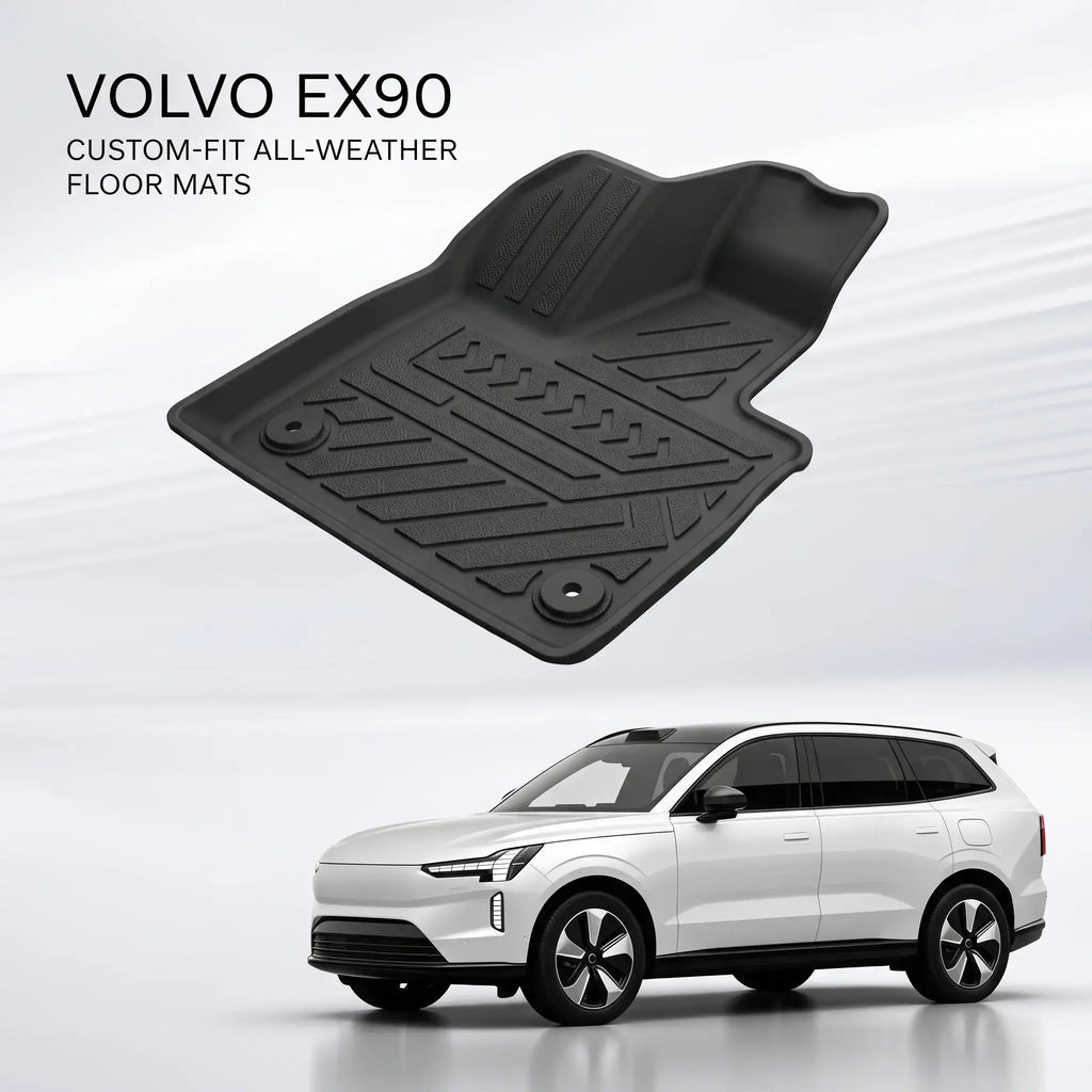Custom Fit Floor Mats and Car Mats for Volvo EX90 -All Weather Protection | carblaze 1