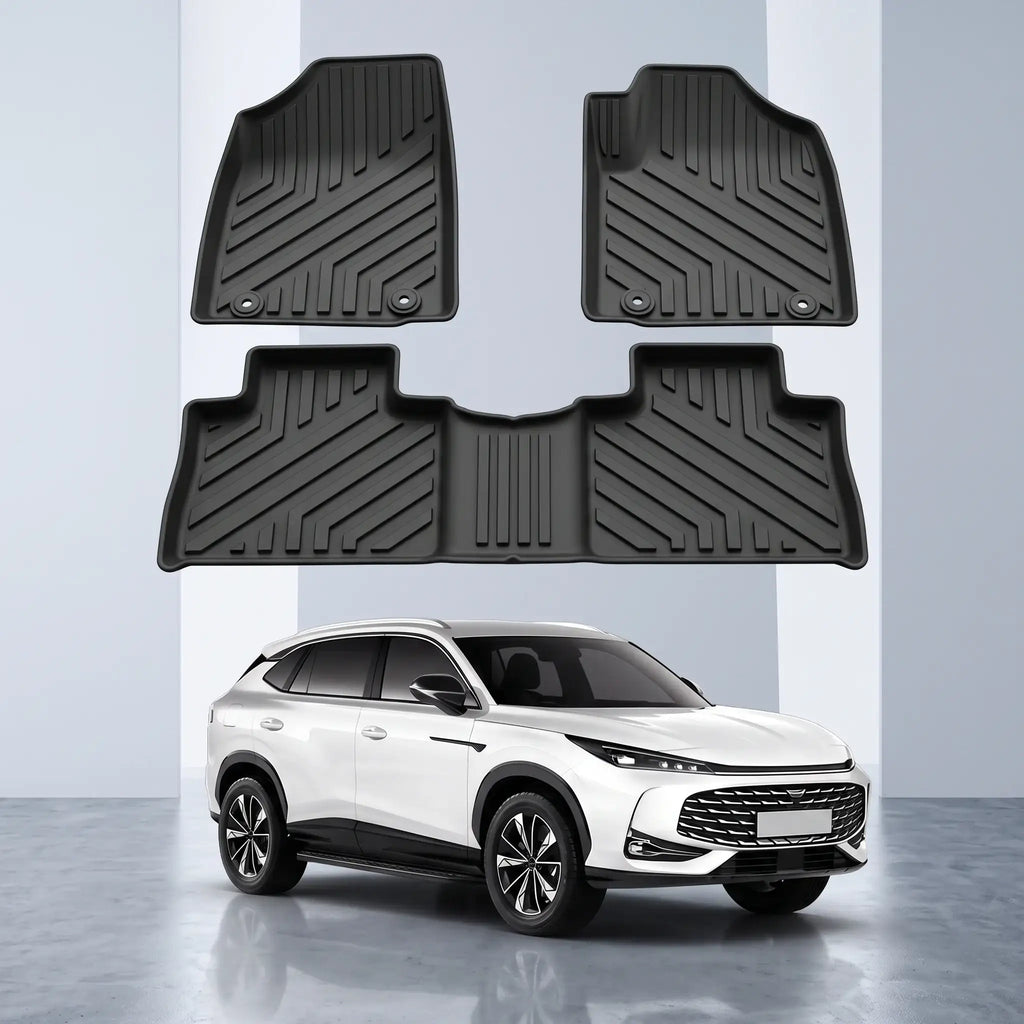 Custom TPE Floor Mats & Waterproof Rear Trunk Mat Full Set for MG HS PHEV 2024 | carblaze 1