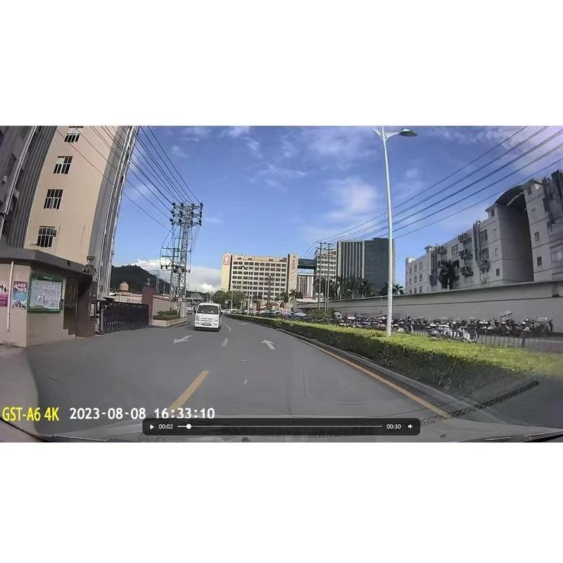 4K HD Dash Cam Front and Rear Dual Recording with Parking Mode and APP Control