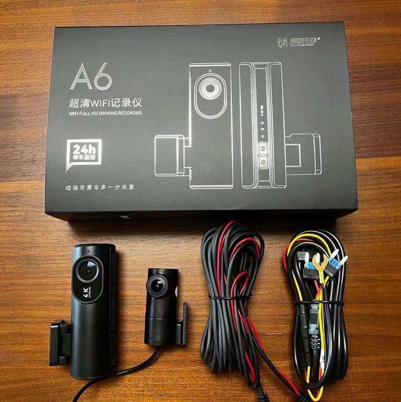4K HD Dash Cam Front and Rear Dual Recording with Parking Mode and APP Control