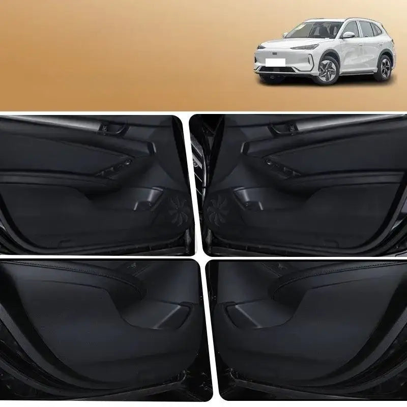 Car Door Sill Protectors and Door Kick Plate for Geely Geely4