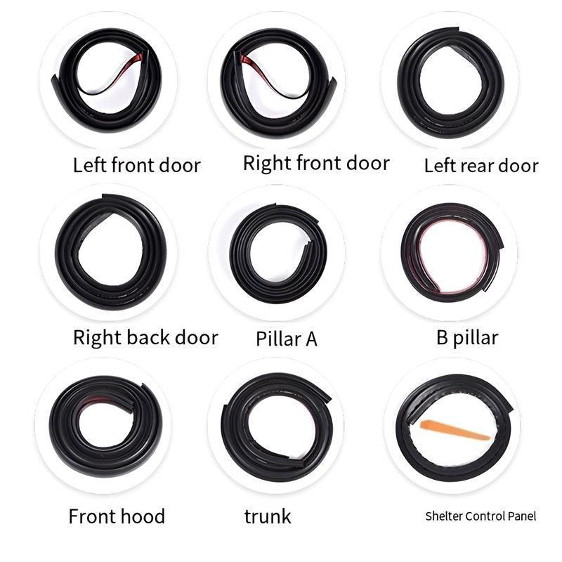 Custom Door Soundproofing Strip Seal for Volvo EX30 EX60 EX90 -Hidden Fit, Noise Reduction