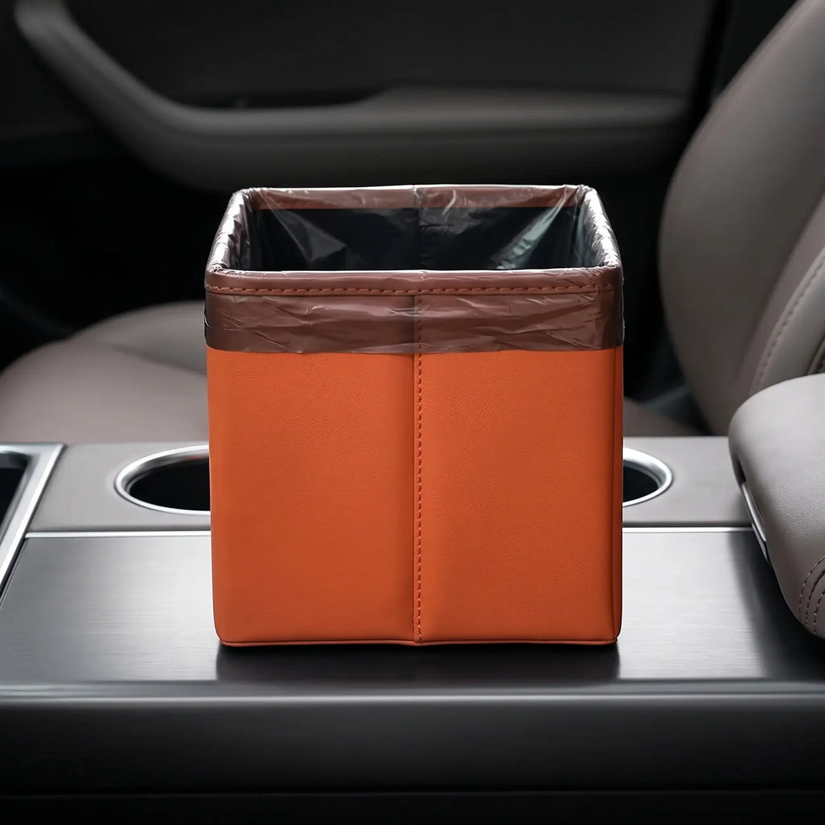Mini Portable Leak-proof Car Trash Can with Lid | Auto Garbage Bin | carblaze 2