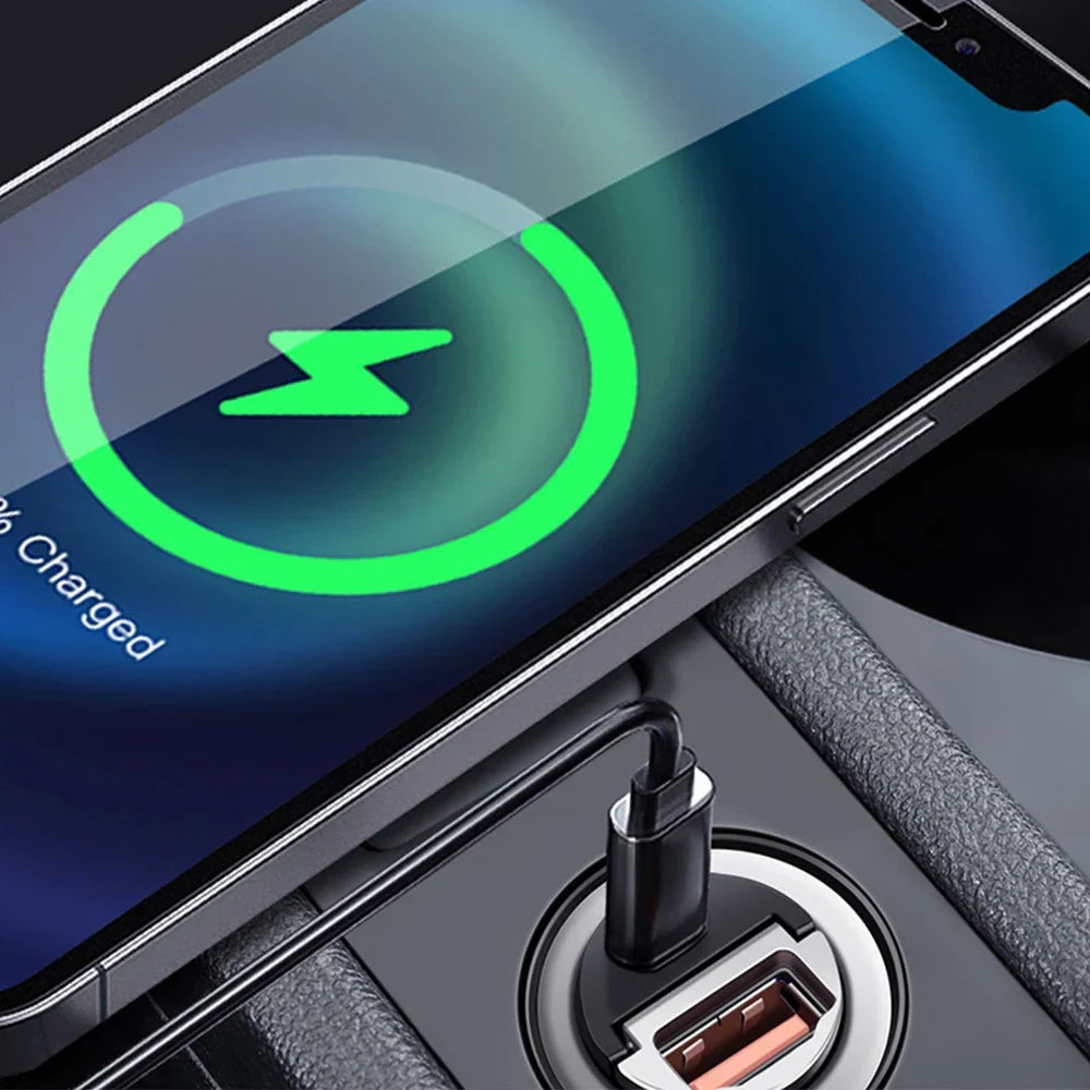 2024 2025 Leapmotor C10 Fast Car Charger USB C Cigarette Lighter Adapter