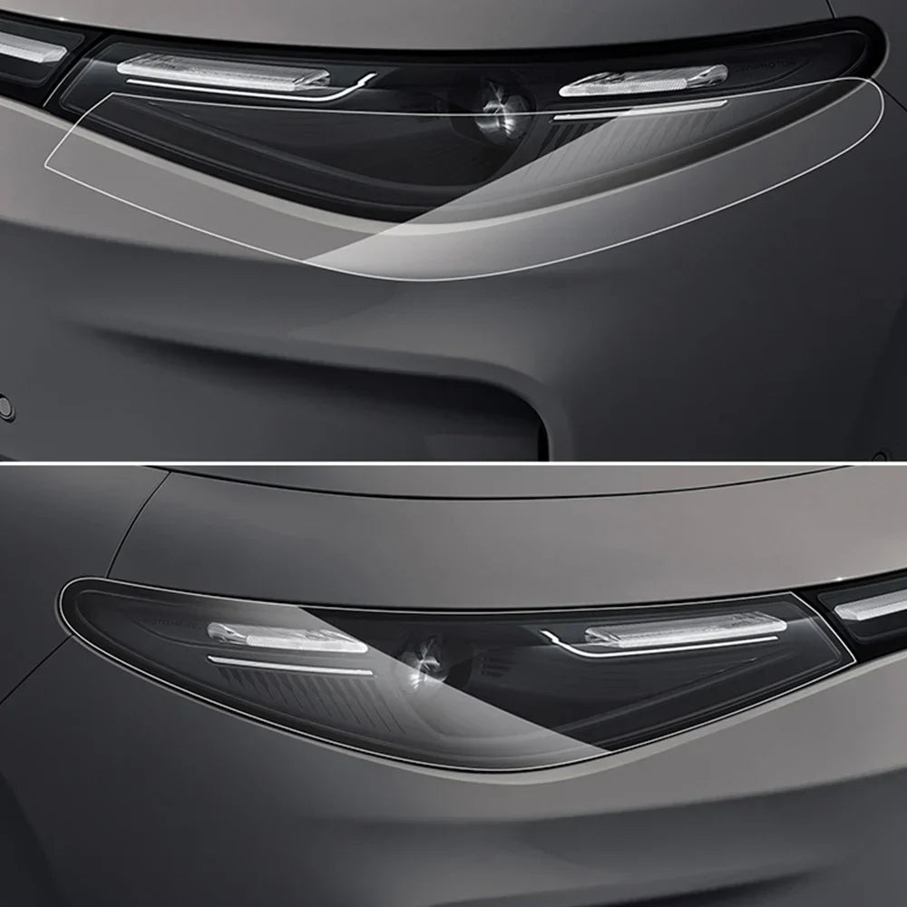 Leapmotor C10 TPU Headlight & Taillight Protective Film 鈥?Clear Anti-Scratch Cover 2024-2025