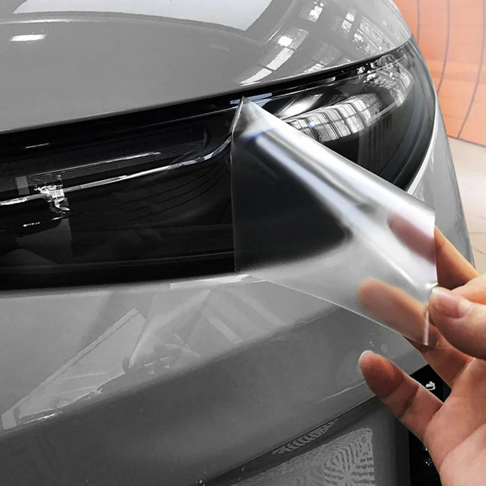 Leapmotor C10 TPU Headlight & Taillight Protective Film 鈥?Clear Anti-Scratch Cover 2024-2025